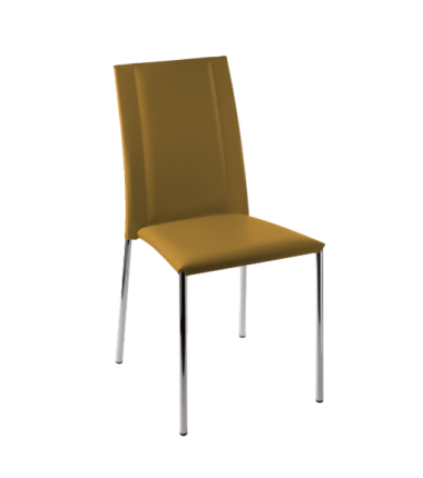 Chaise cuir R CHLOE1