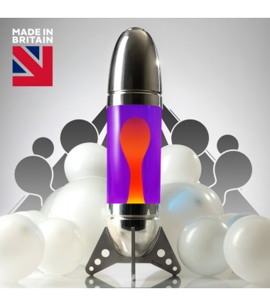 Lampe à lave géante Rokit Argent